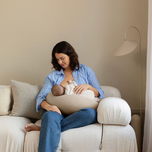 bbhugme Nursing Pillow - Seashell Beige