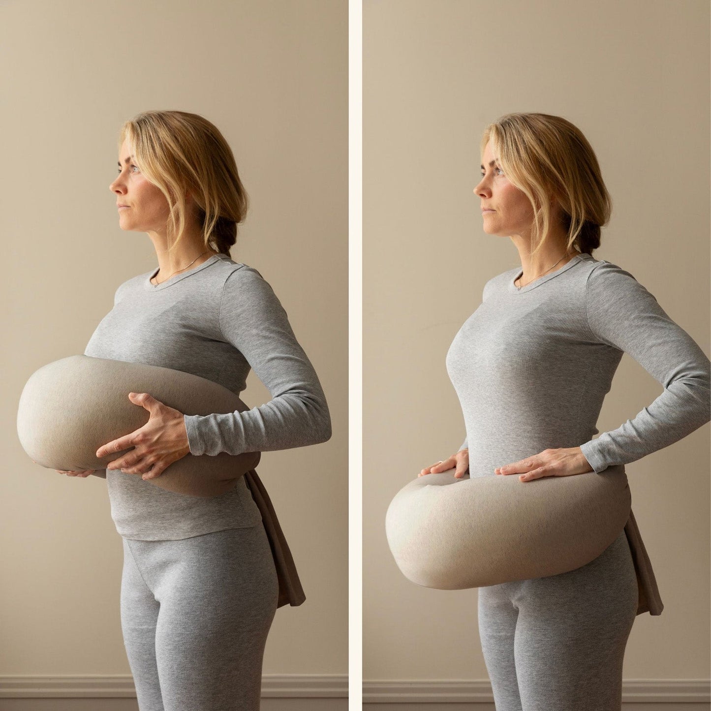 bbhugme Nursing Pillow - Seashell Beige