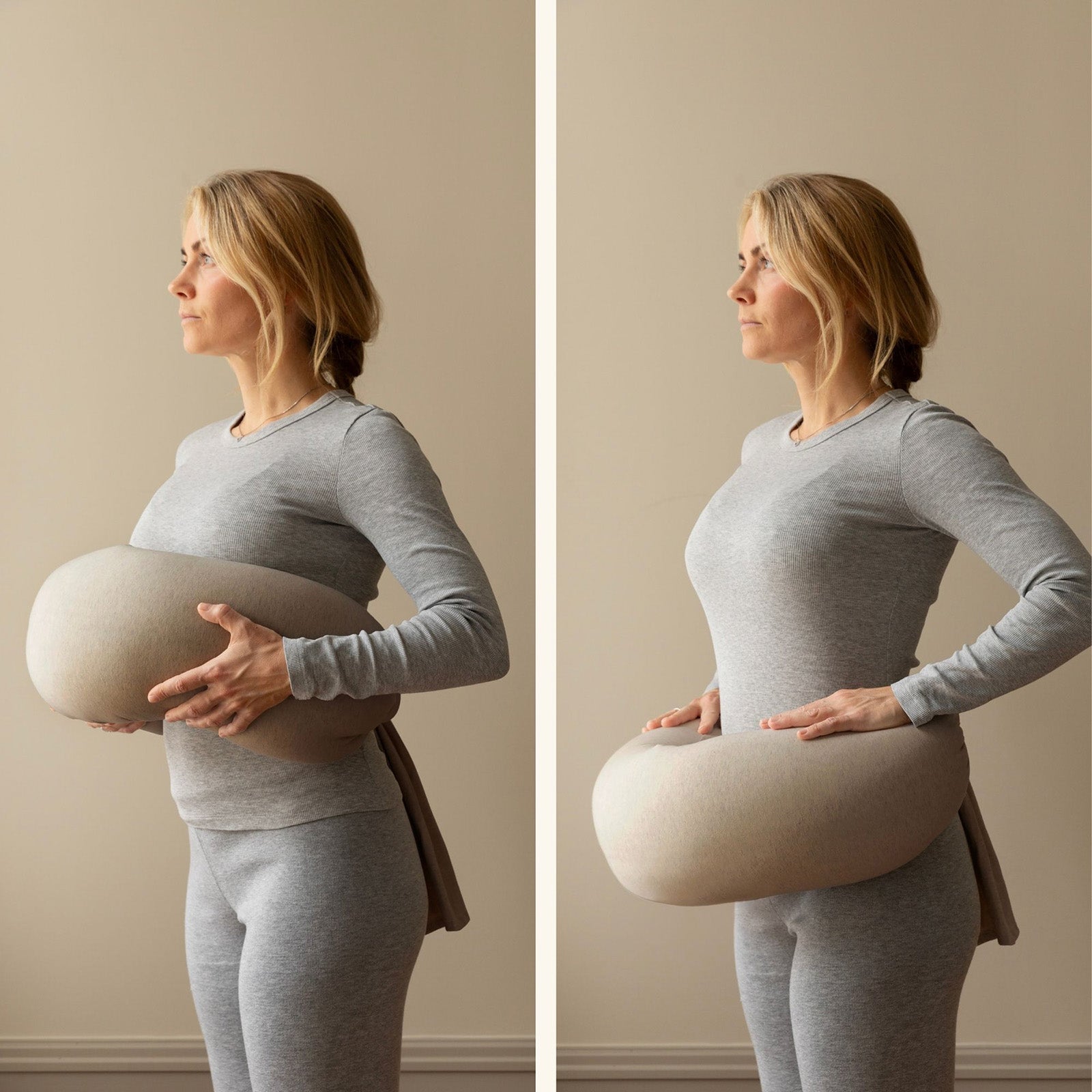 bbhugme Nursing Pillow - Seashell Beige
