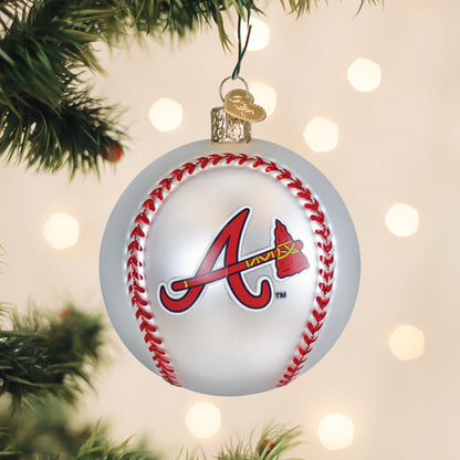 Braves Baseball Ornament