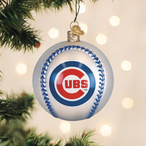 Cubs Baseball Ornament