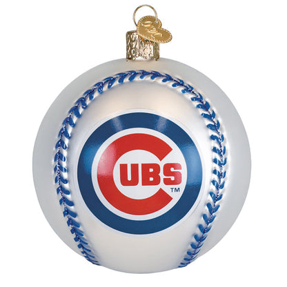 Cubs Baseball Ornament