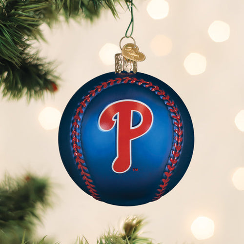 Phillies Baseball Ornament