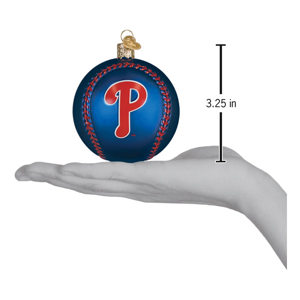 Phillies Baseball Ornament