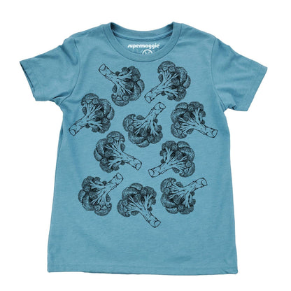 Broccoli Youth Tee -blue lagoon