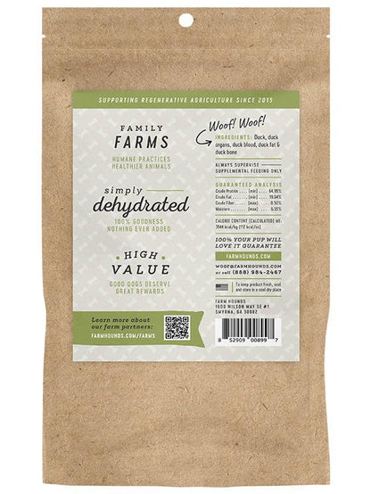 Farm Hounds - Duck Trainer - All-Natural Dog Treats - 4.5oz