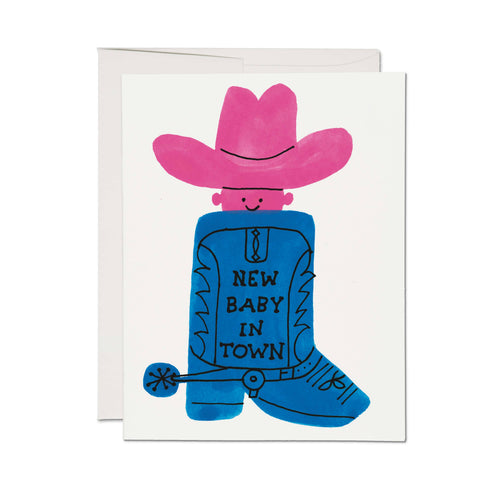Boot Baby card