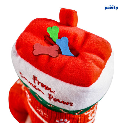 PAWTY Dog Toys - Christmas Sock