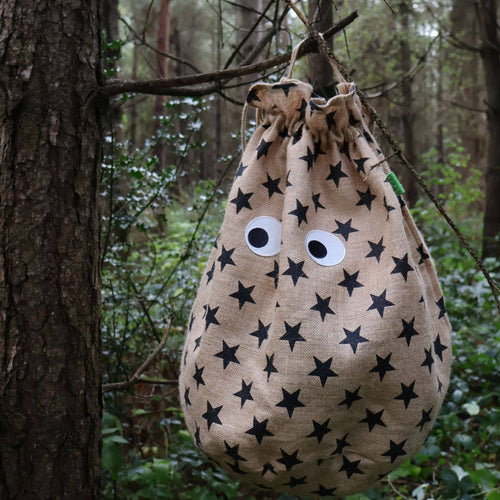 Christmas Star Sack with Googly Eyes