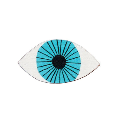 Blue Eye Pin Badge