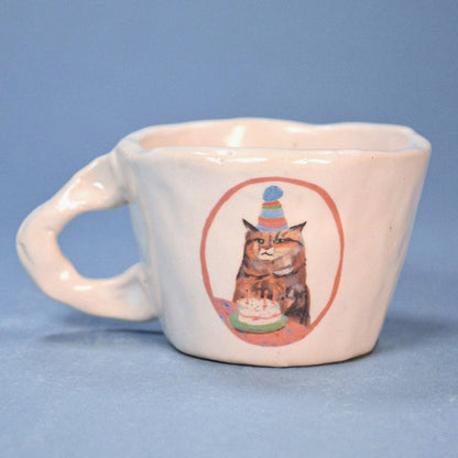 Birthday Cat Espresso Cup