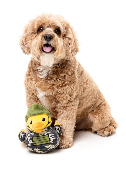 FuzzYard Commanduck Plush Dog Toy