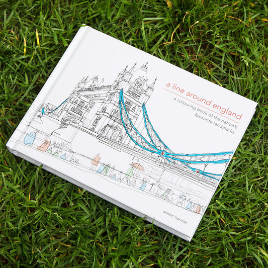 A Line Around England - A Colouring Book Of The Nation's Favourite Landmarks