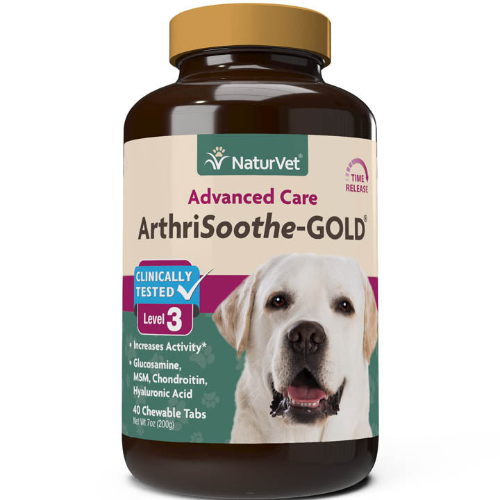 NaturVet ArthriSooth Gold Chewable Tablets Supplement