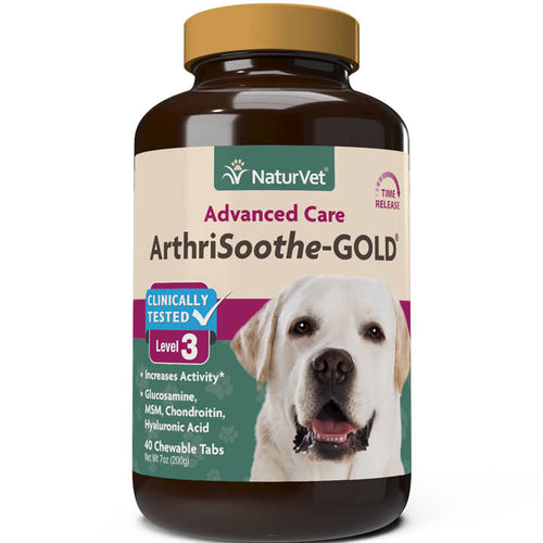 NaturVet ArthriSooth Gold Chewable Tablets Supplement
