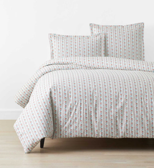 Percale Duvet Cover - Delphine