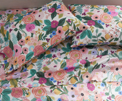 Percale Flat Sheet - Garden Party
