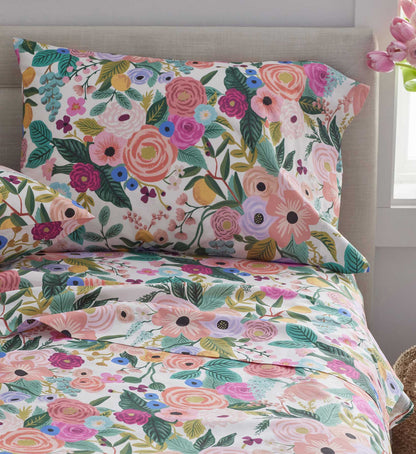 Percale Flat Sheet - Garden Party