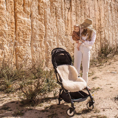 BINIBAMBA Merino Sheepskin Snuggler - Milk