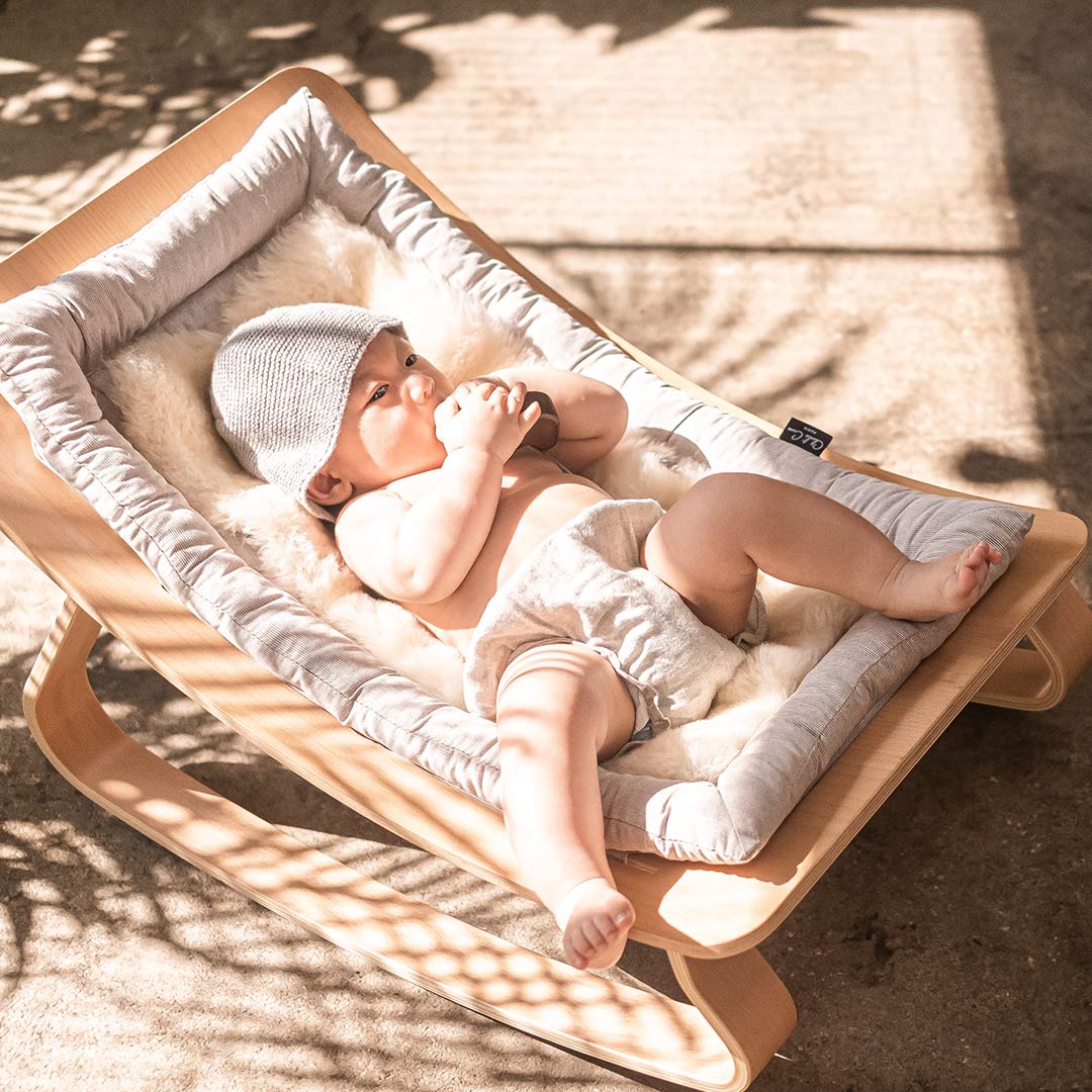 BINIBAMBA + Charlie Crane Merino Sheepskin LEVO Rocker Liner