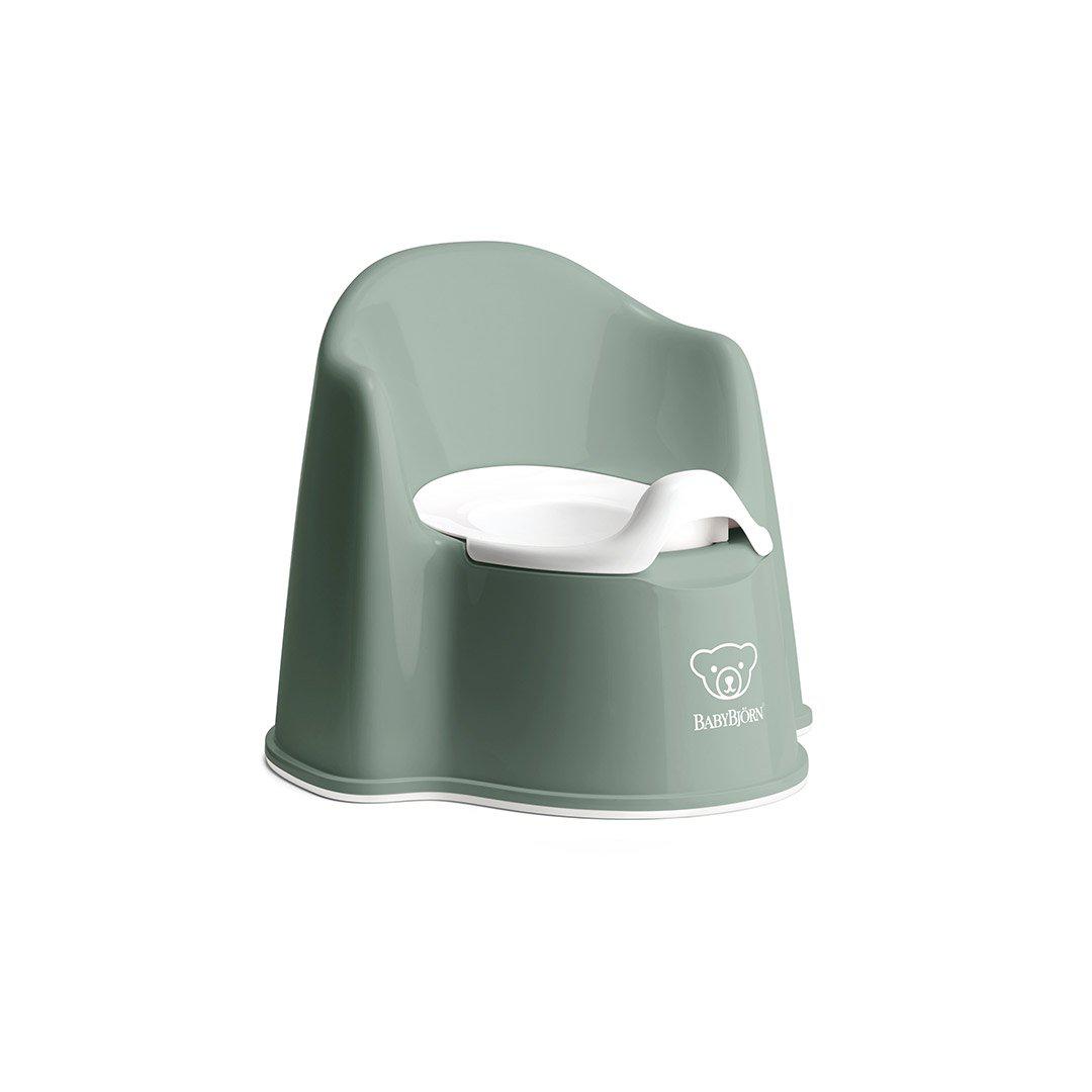 BabyBjorn Potty Chair - Deep Green/White