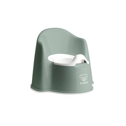 BabyBjorn Potty Chair - Deep Green/White