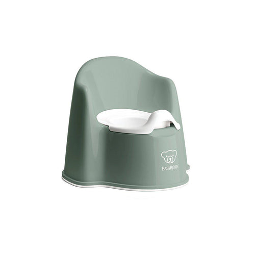 BabyBjorn Potty Chair - Deep Green/White