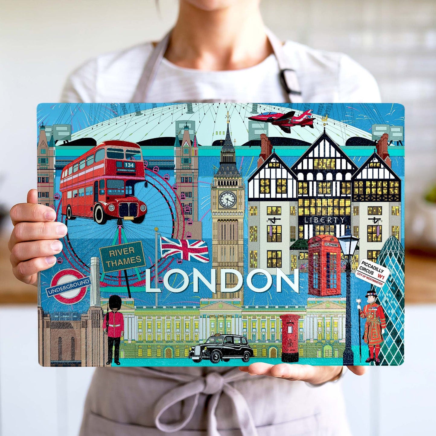 Bean & Bemble London City Glass Worktop Saver