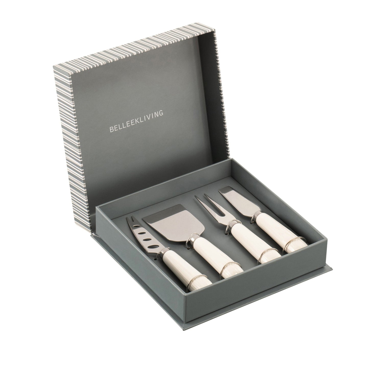 Belleek Erne Cheese Knife Set of 4