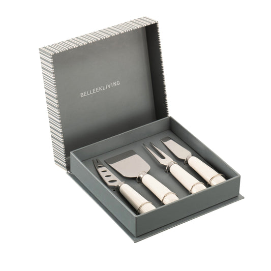 Belleek Erne Cheese Knife Set of 4