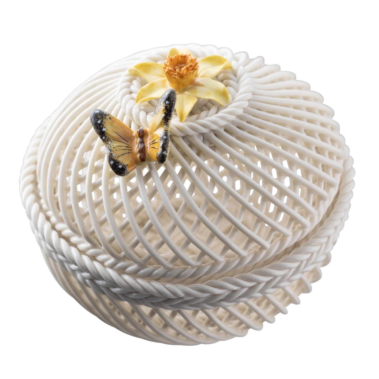 Belleek March Daffodil Basket