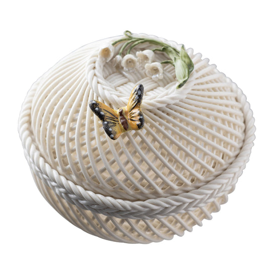 Belleek May Lily Of The Valley Basket