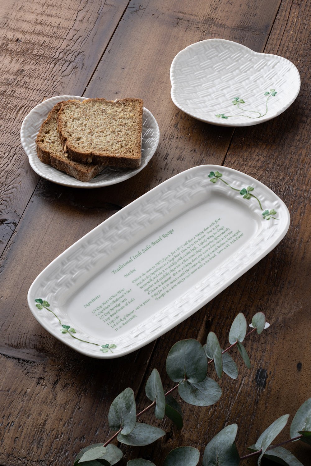 Belleek Shamrock Tray Irish Soda Bread Recipe