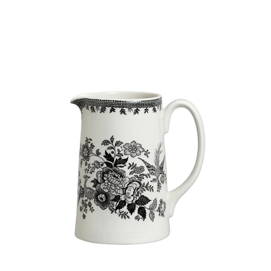 Burleigh Black & White Asiatic Pheasants Medium Tankard Jug 568ml/1pt