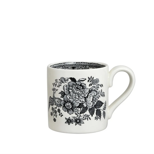 Burleigh Black & White Asiatic Pheasants Mug 284ml/0.5pt