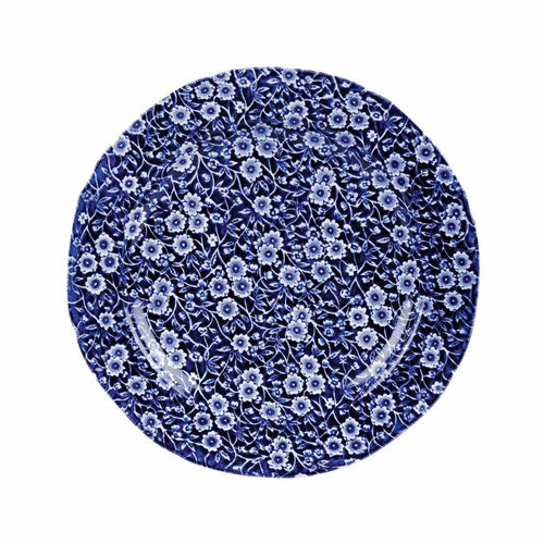 Burleigh Blue Calico Plate 21.5cm/8.5"
