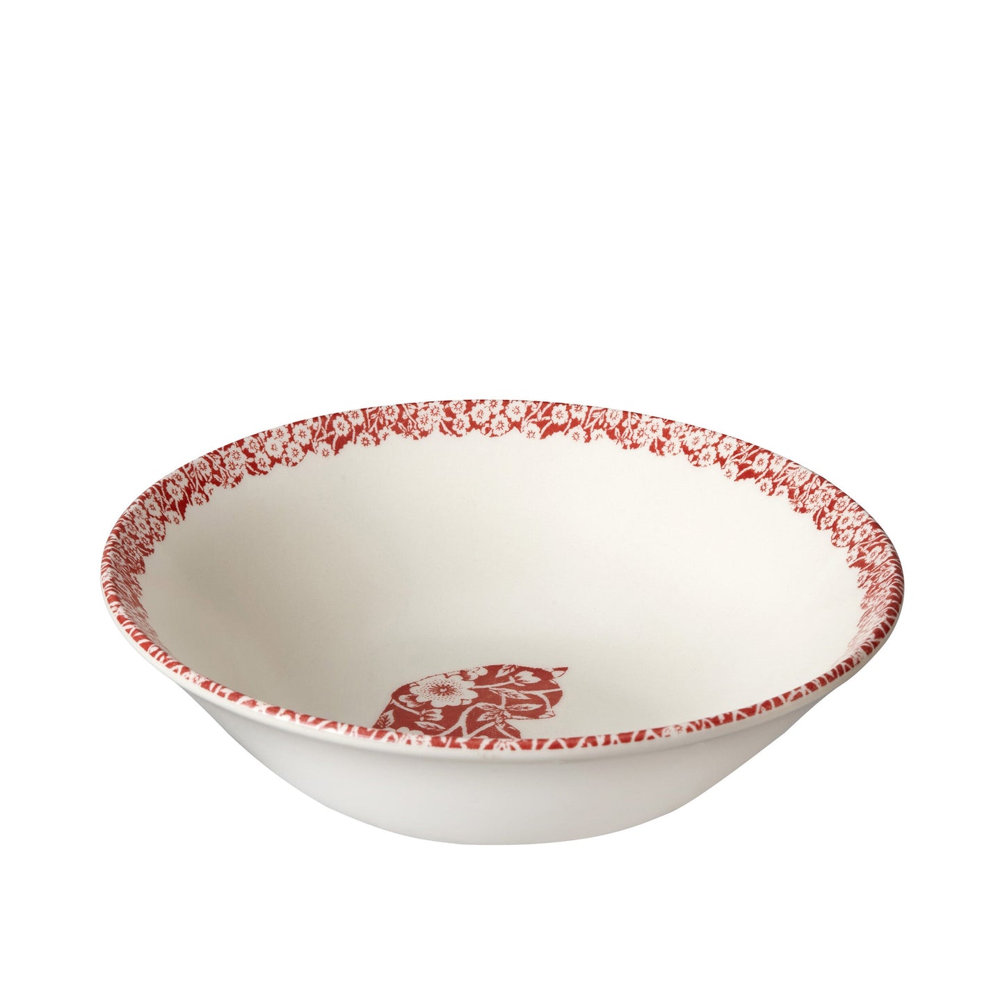 Burleigh Red Cat Cereal Bowl 16cm