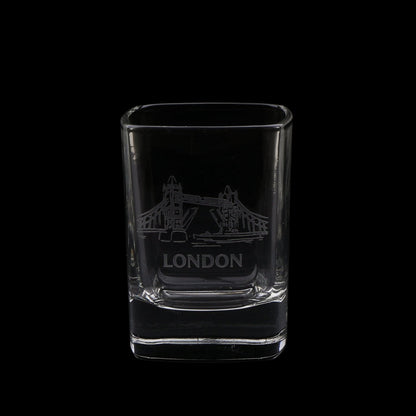 Tower Bridge Square Dram Whisky Glass