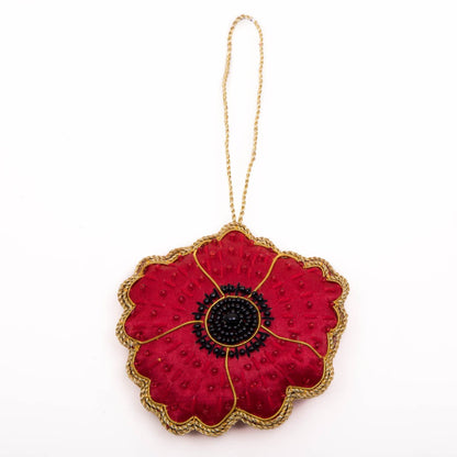 Poppy 1914-1918 Stitched Decoration