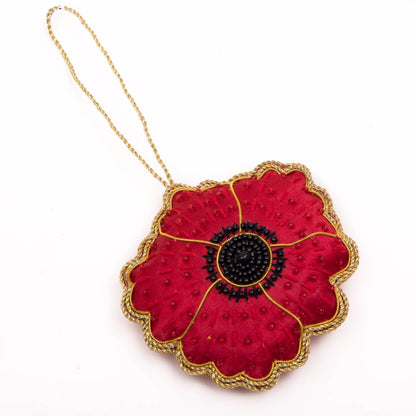 Poppy 1914-1918 Stitched Decoration