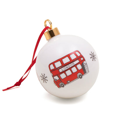 Victoria Eggs London Bus Bauble