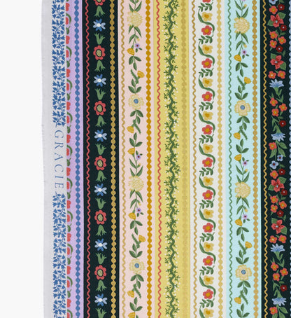Gemma Canvas Metallic Fabric - Multi