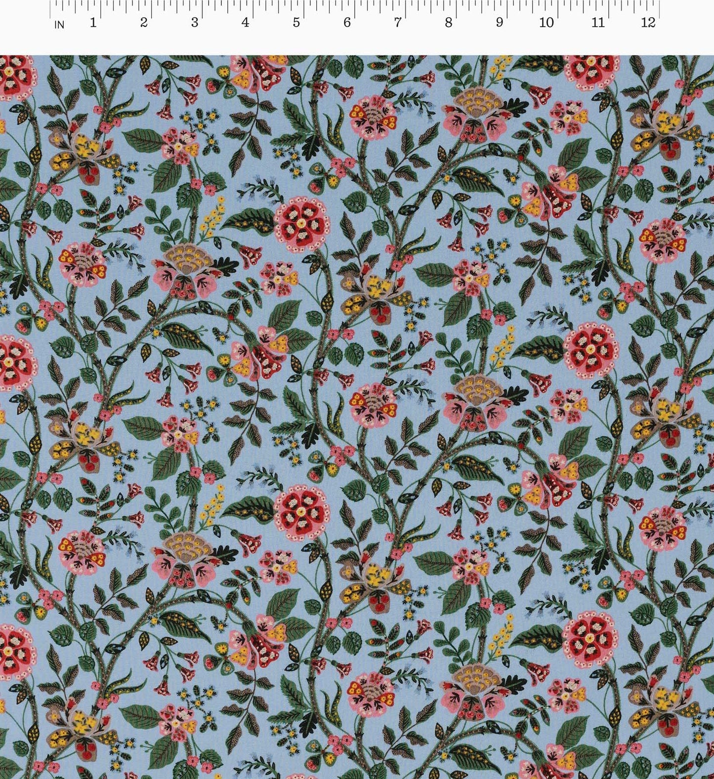 Gracie Rayon Fabric - Slate