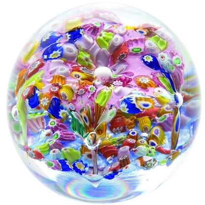 Caithness Glass Millefiori Fingal's Cave Minature Paperweight