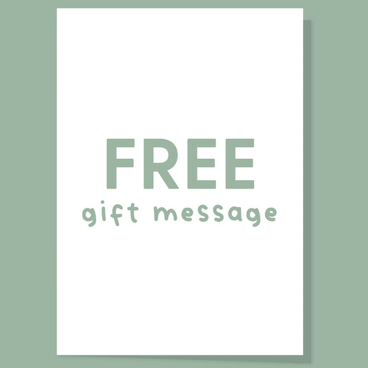 Gift message