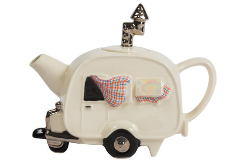 Ceramic Inspirations Caravan Cream Medium Teapot