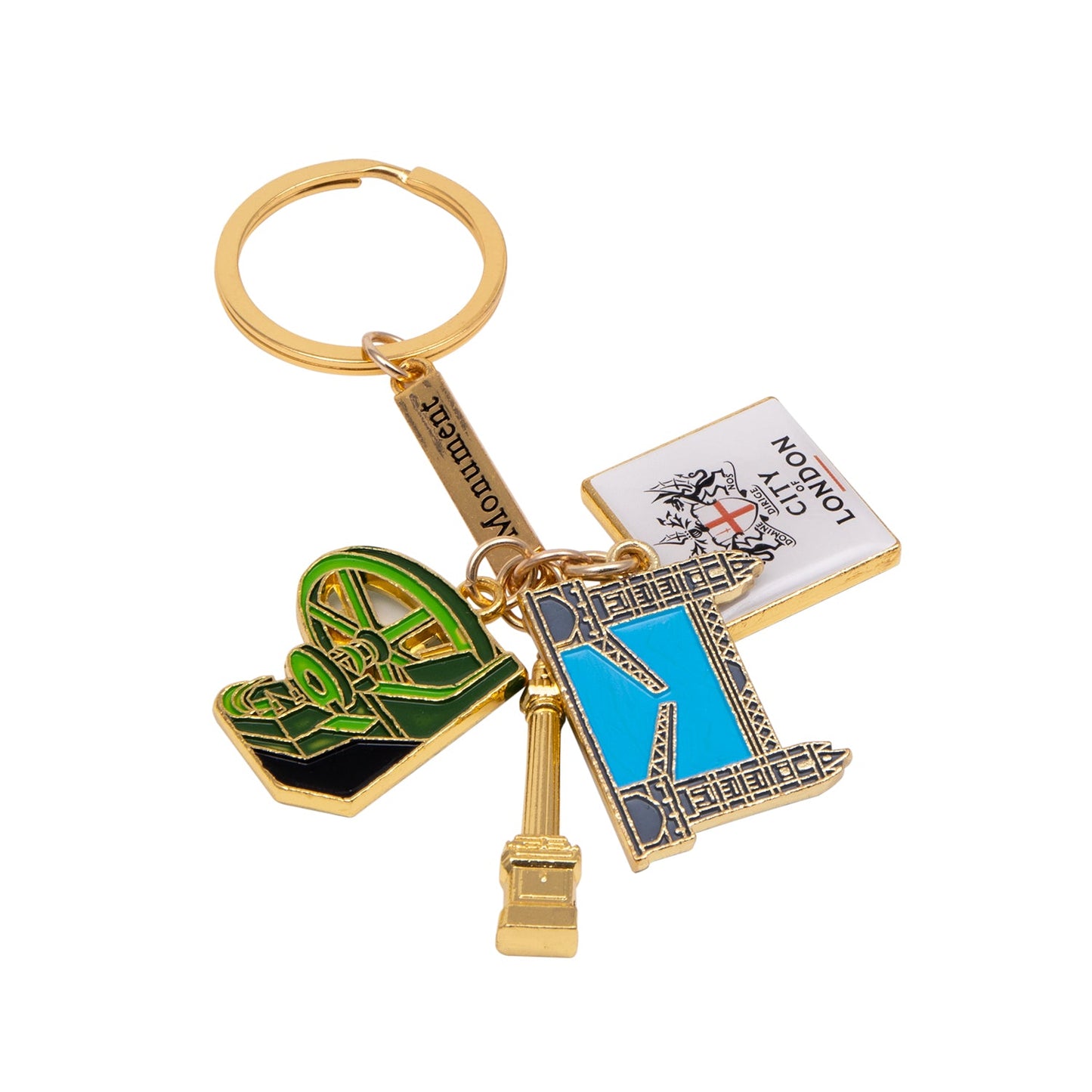 City Of London 4 Charm Keyring