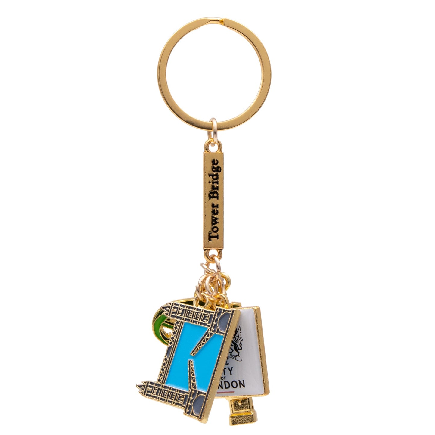 City Of London 4 Charm Keyring