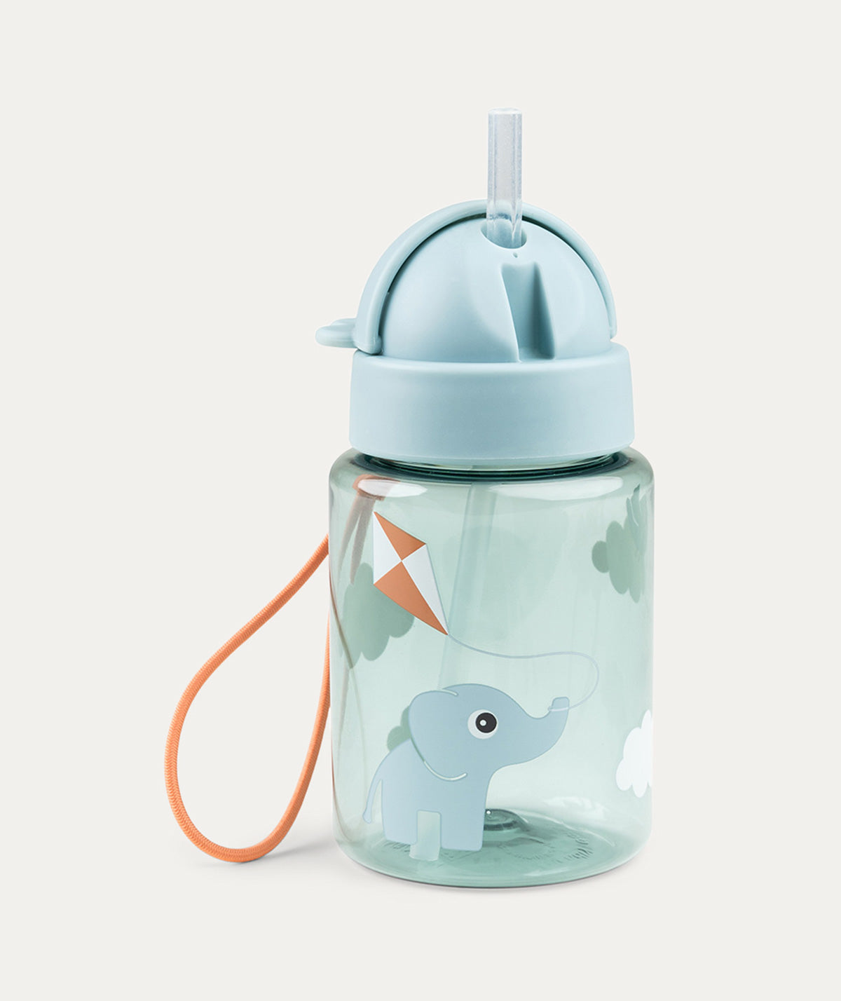 Done By Deer Lunch & Snack Box with straw Bottle Playground Blue