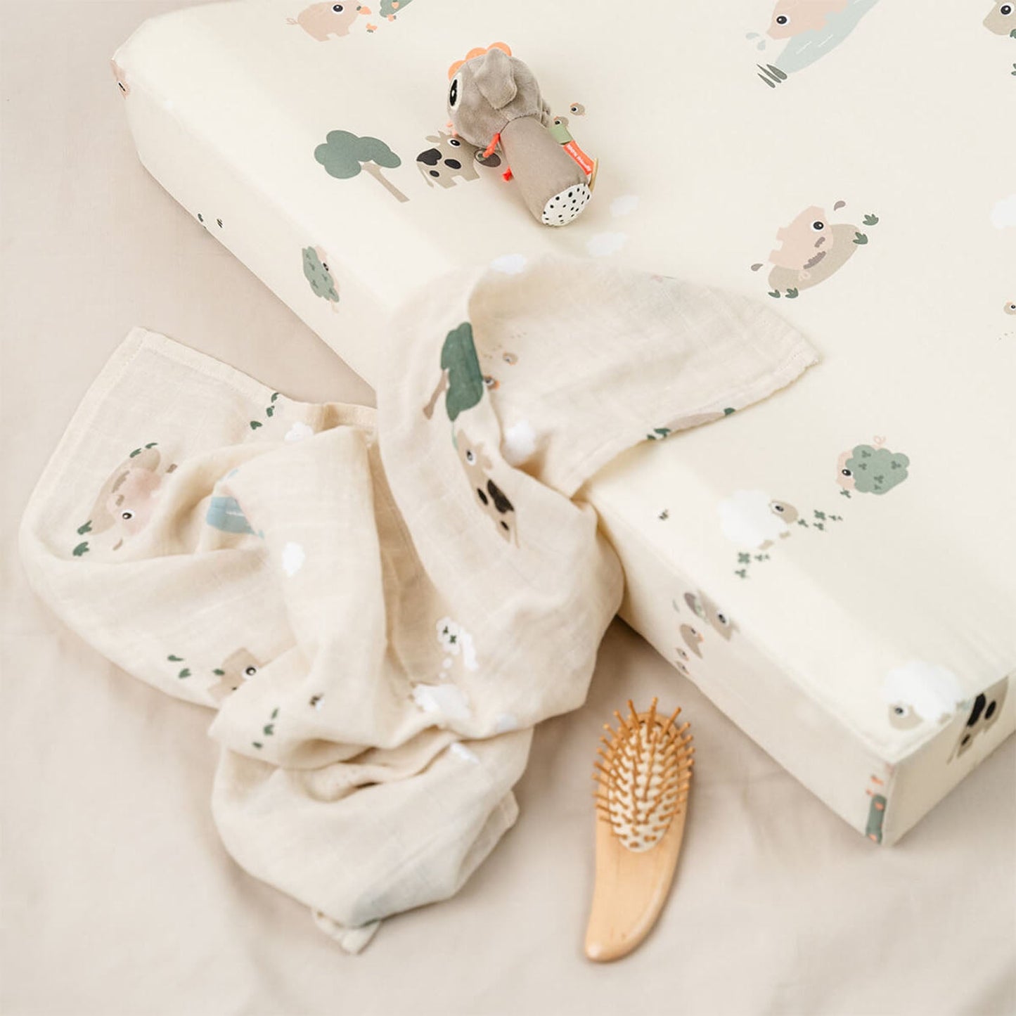 Done By Deer Changing Pad Tiny Farm Sand